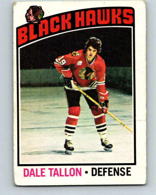 1976-77 O-Pee-Chee #89 Dale Tallon  Chicago Blackhawks  V12525