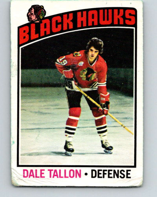 1976-77 O-Pee-Chee #89 Dale Tallon  Chicago Blackhawks  V12526