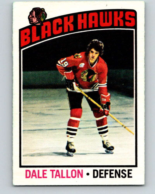 1976-77 O-Pee-Chee #89 Dale Tallon  Chicago Blackhawks  V12527