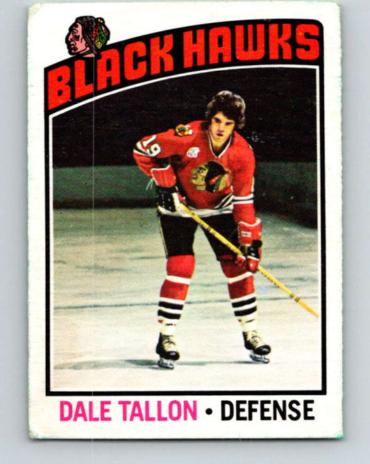 1976-77 O-Pee-Chee #89 Dale Tallon  Chicago Blackhawks  V12528