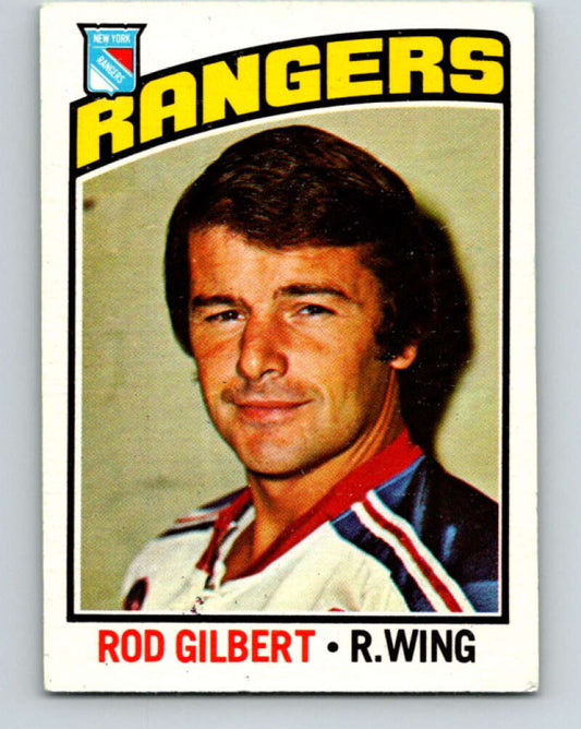 1976-77 O-Pee-Chee #90 Rod Gilbert  New York Rangers  V12529
