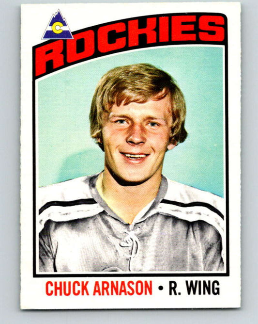 1976-77 O-Pee-Chee #92 Chuck Arnason  Colorado Rockies  V12533
