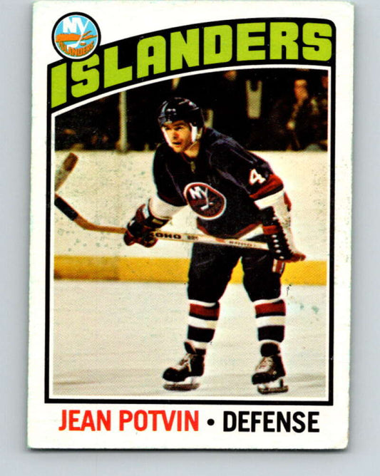 1976-77 O-Pee-Chee #93 Jean Potvin  New York Islanders  V12534