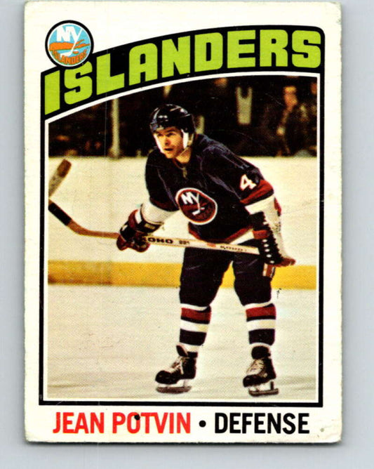 1976-77 O-Pee-Chee #93 Jean Potvin  New York Islanders  V12535