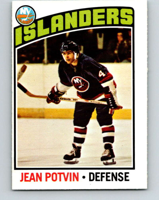 1976-77 O-Pee-Chee #93 Jean Potvin  New York Islanders  V12536
