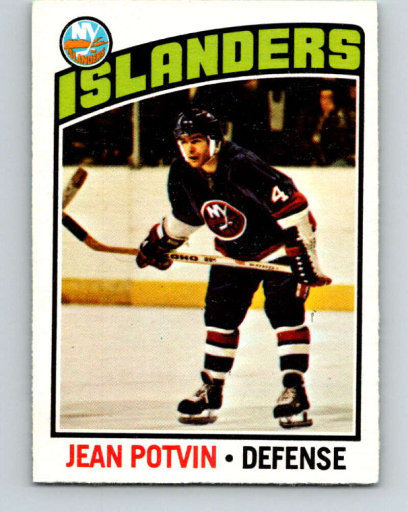 1976-77 O-Pee-Chee #93 Jean Potvin New York Islanders V12537