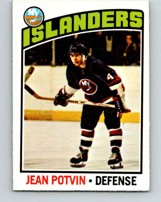 1976-77 O-Pee-Chee #93 Jean Potvin  New York Islanders  V12537