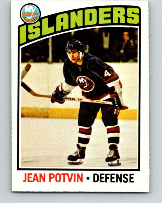 1976-77 O-Pee-Chee #93 Jean Potvin  New York Islanders  V12538