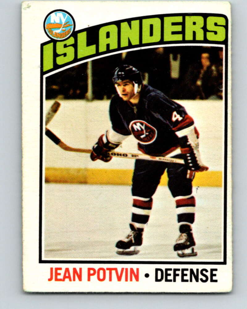 1976-77 O-Pee-Chee #93 Jean Potvin New York Islanders V12539
