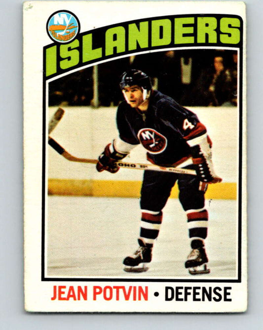 1976-77 O-Pee-Chee #93 Jean Potvin  New York Islanders  V12539