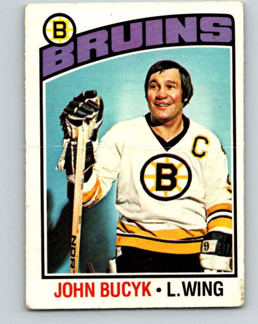 1976-77 O-Pee-Chee #95 Johnny Bucyk  Boston Bruins  V12542