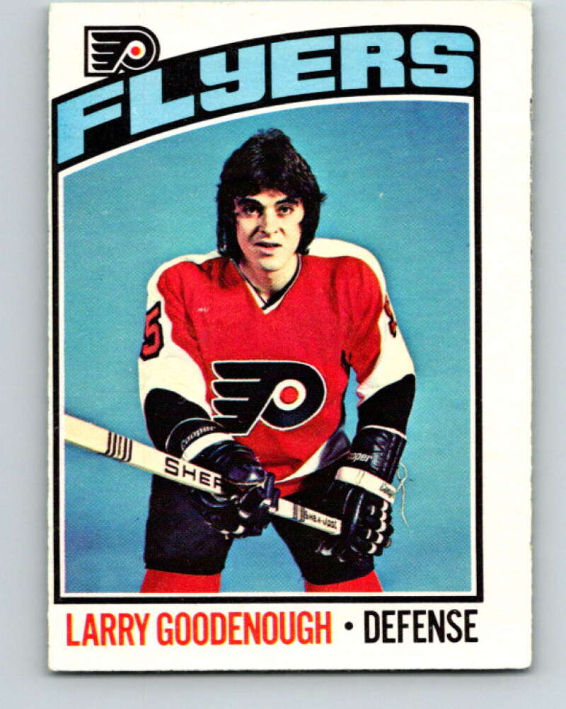 1976-77 O-Pee-Chee #96 Larry Goodenough Philadelphia Flyers V12543