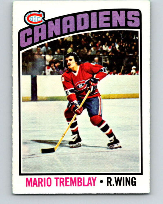 1976-77 O-Pee-Chee #97 Mario Tremblay  Montreal Canadiens  V12546