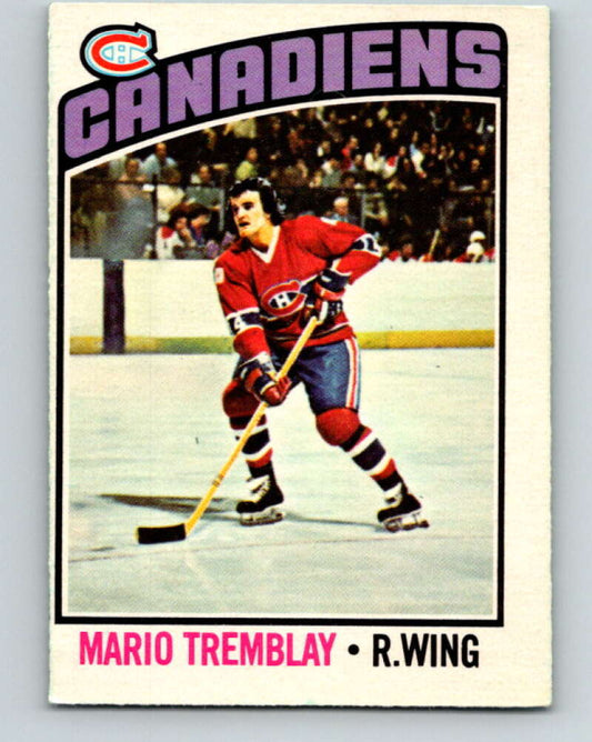 1976-77 O-Pee-Chee #97 Mario Tremblay  Montreal Canadiens  V12547