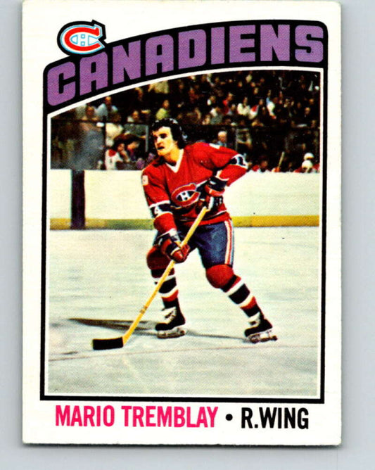 1976-77 O-Pee-Chee #97 Mario Tremblay  Montreal Canadiens  V12548