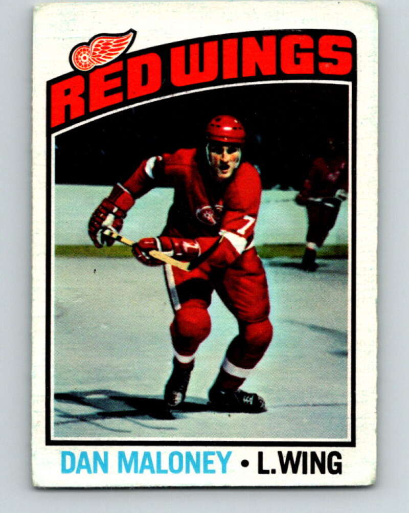 1976-77 O-Pee-Chee #101 Dan Maloney Detroit Red Wings V12559