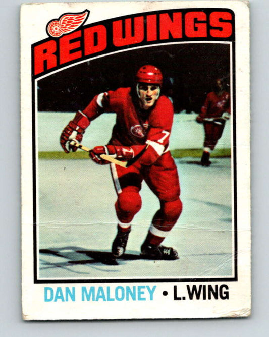 1976-77 O-Pee-Chee #101 Dan Maloney  Detroit Red Wings  V12560