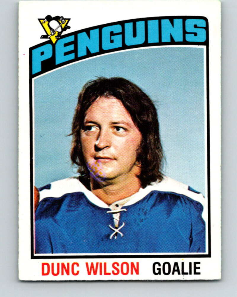 1976-77 O-Pee-Chee #102 Dunc Wilson Pittsburgh Penguins V12561