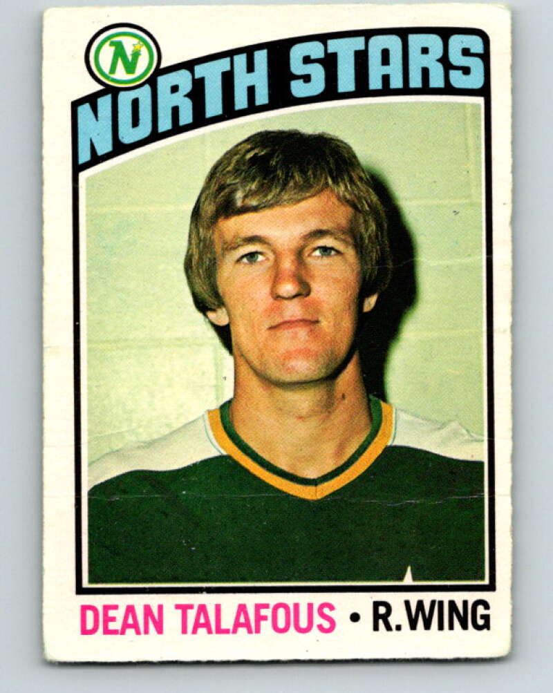 1976-77 O-Pee-Chee #103 Dean Talafous Minnesota North Stars V12563
