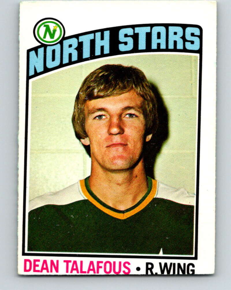 1976-77 O-Pee-Chee #103 Dean Talafous Minnesota North Stars V12564