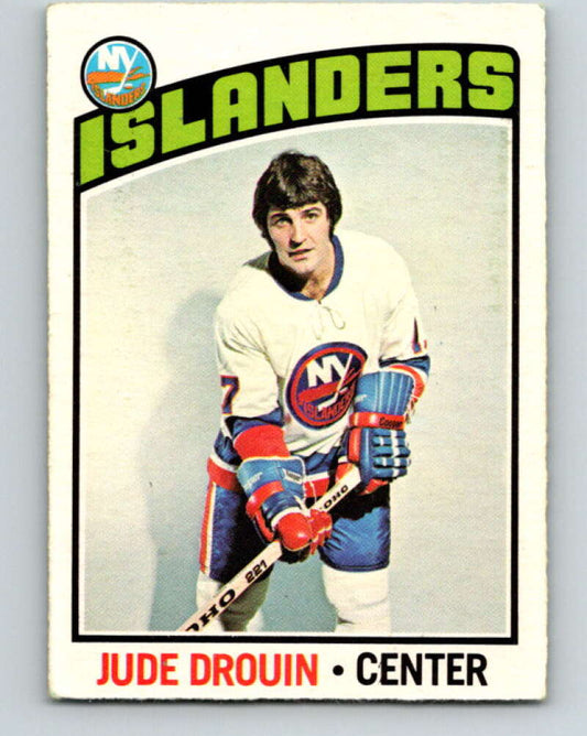 1976-77 O-Pee-Chee #106 Jude Drouin  New York Islanders  V12566
