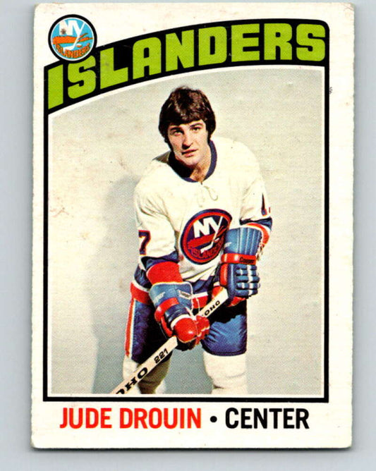 1976-77 O-Pee-Chee #106 Jude Drouin  New York Islanders  V12567