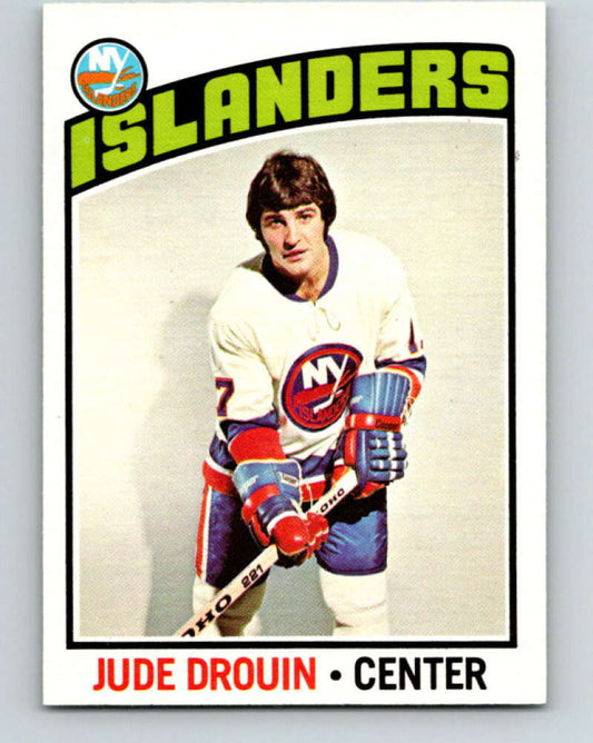 1976-77 O-Pee-Chee #106 Jude Drouin  New York Islanders  V12568