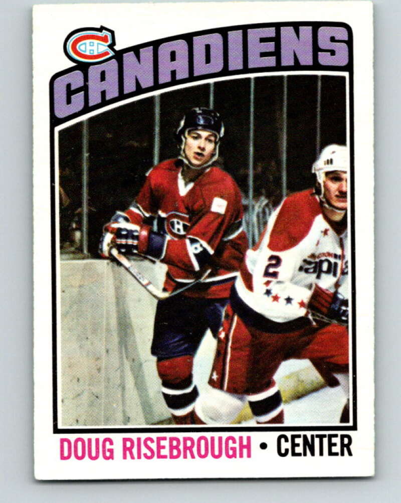 1976-77 O-Pee-Chee #109 Doug Risebrough Montreal Canadiens V12573