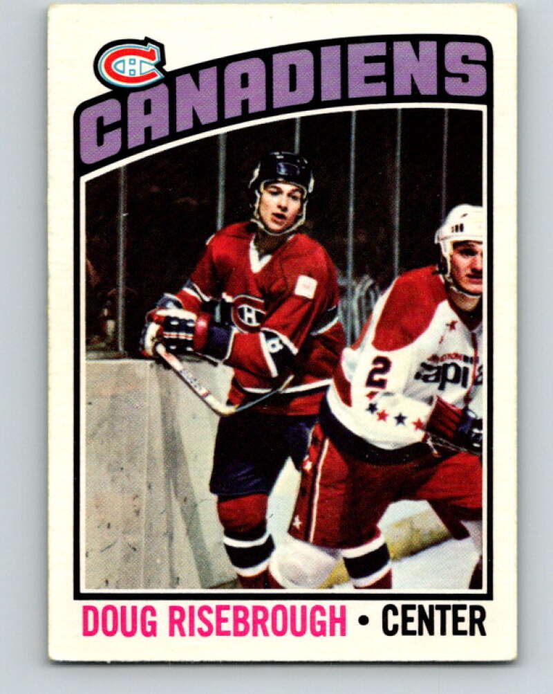 1976-77 O-Pee-Chee #109 Doug Risebrough Montreal Canadiens V12575