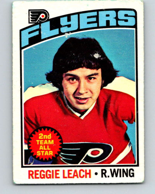 1976-77 O-Pee-Chee #110 Reggie Leach  Philadelphia Flyers  V12577