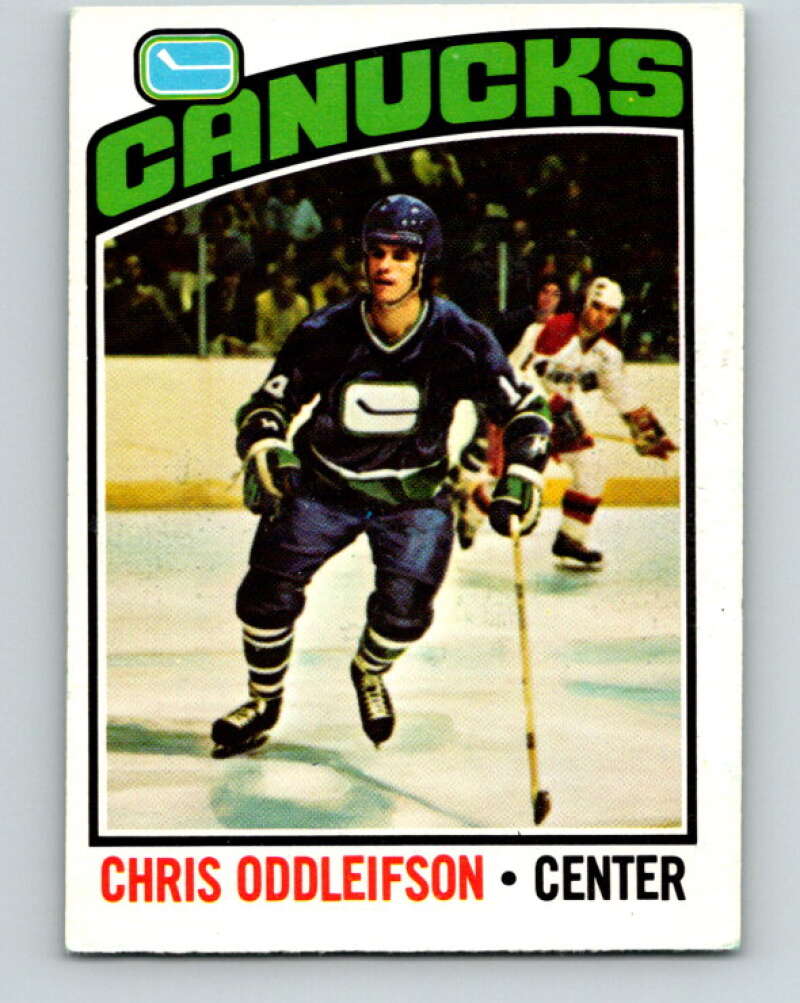 1976-77 O-Pee-Chee #112 Chris Oddleifson Vancouver Canucks V12580
