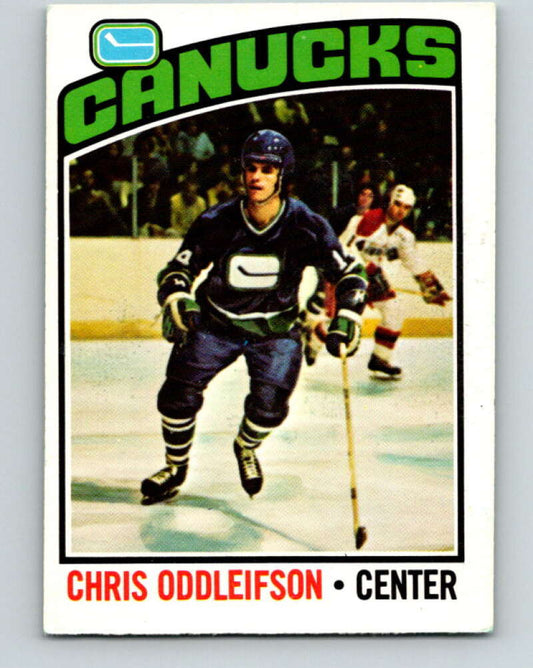 1976-77 O-Pee-Chee #112 Chris Oddleifson  Vancouver Canucks  V12580