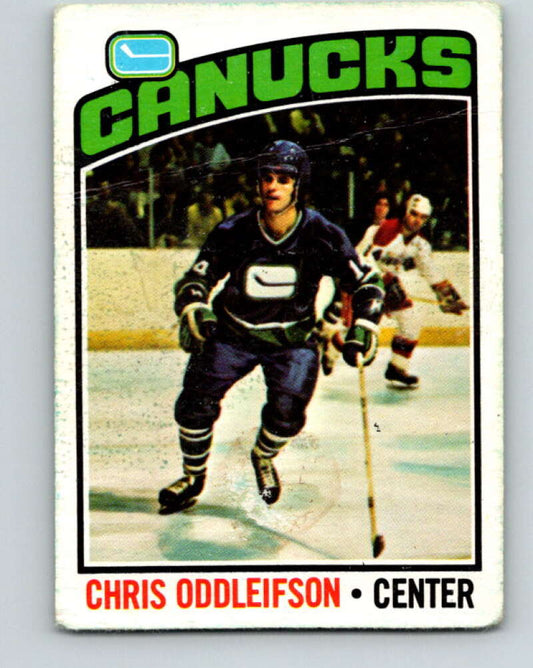 1976-77 O-Pee-Chee #112 Chris Oddleifson  Vancouver Canucks  V12581