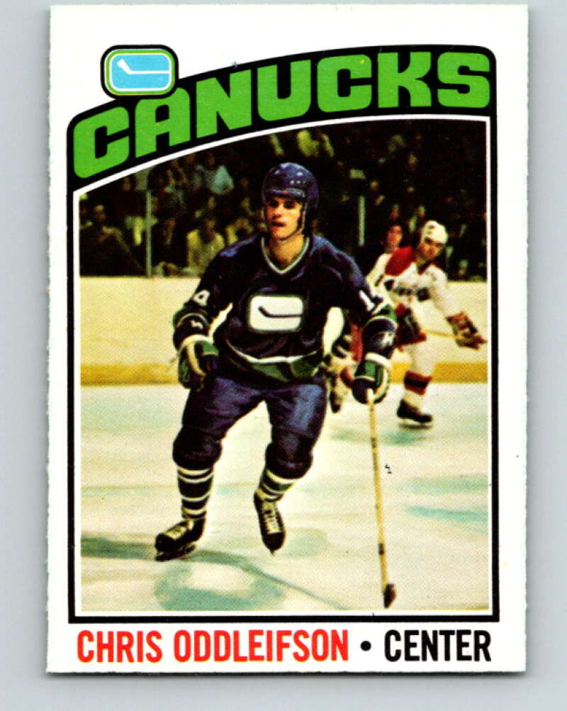 1976-77 O-Pee-Chee #112 Chris Oddleifson Vancouver Canucks V12582