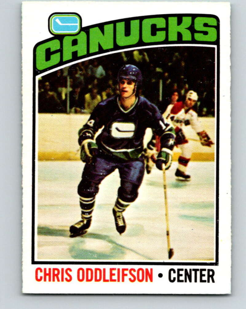 1976-77 O-Pee-Chee #112 Chris Oddleifson Vancouver Canucks V12584