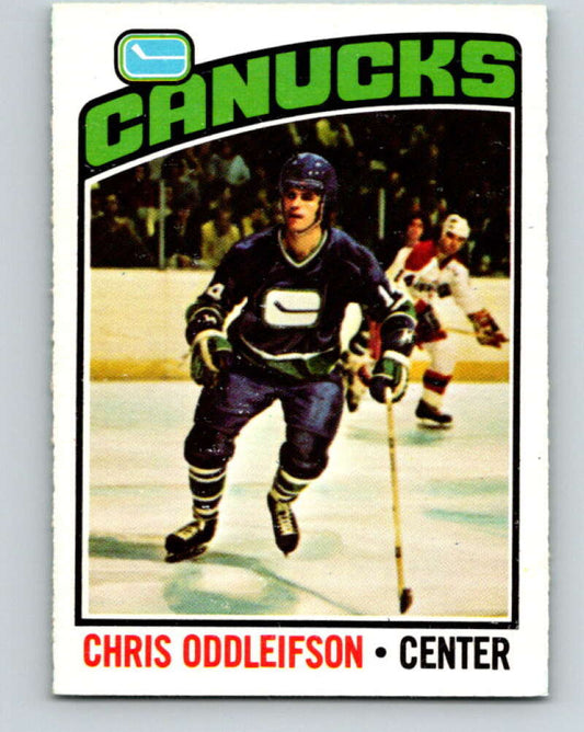 1976-77 O-Pee-Chee #112 Chris Oddleifson  Vancouver Canucks  V12584
