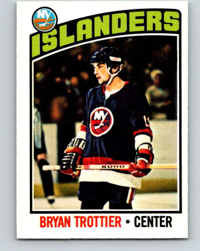 1976-77 O-Pee-Chee #115 Bryan Trottier RC Rookie Islanders V12594