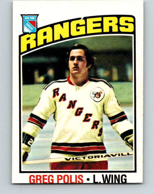 1976-77 O-Pee-Chee #117 Greg Polis  New York Rangers  V12602
