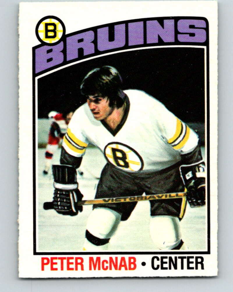 1976-77 O-Pee-Chee #118 Peter McNab Boston Bruins V12604