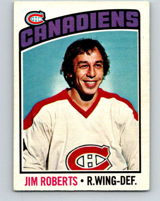 1976-77 O-Pee-Chee #119 Jim Roberts  Montreal Canadiens  V12605