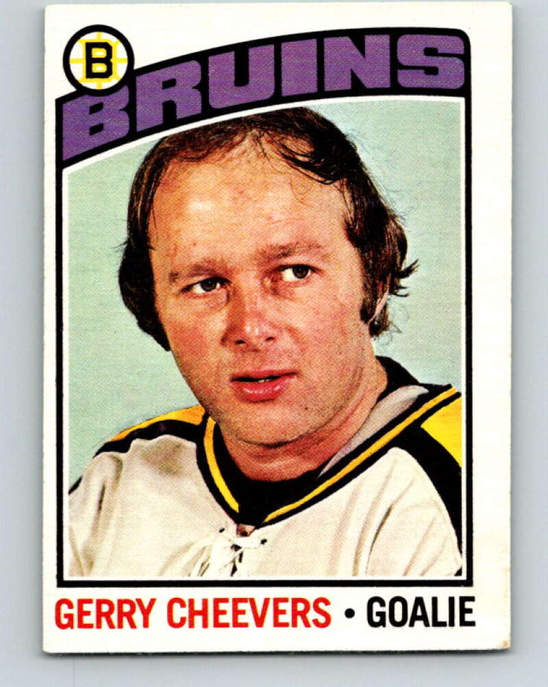 1976-77 O-Pee-Chee #120 Gerry Cheevers Boston Bruins V12606