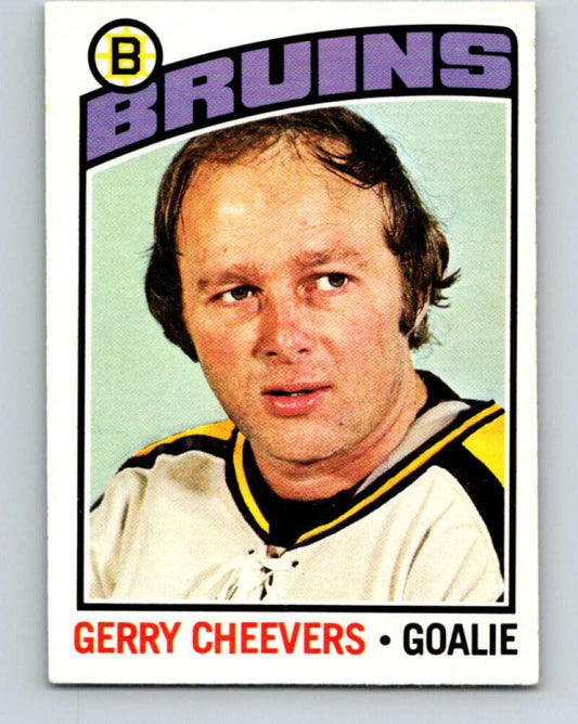1976-77 O-Pee-Chee #120 Gerry Cheevers  Boston Bruins  V12607