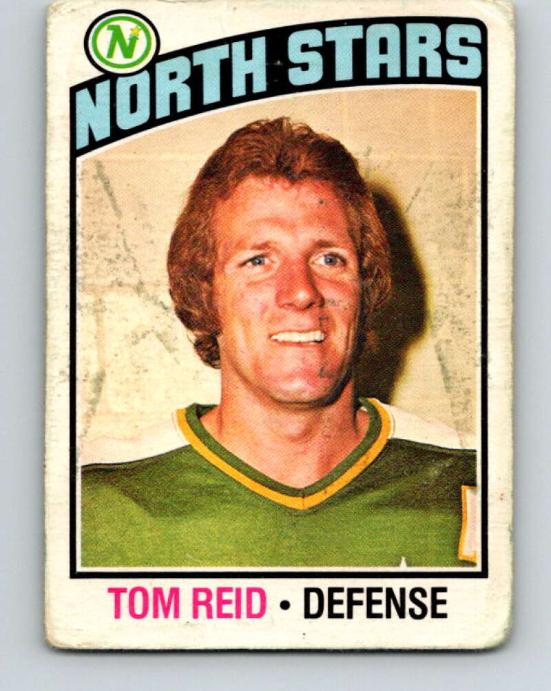 1976-77 O-Pee-Chee #123 Tom Reid Minnesota North Stars V12617
