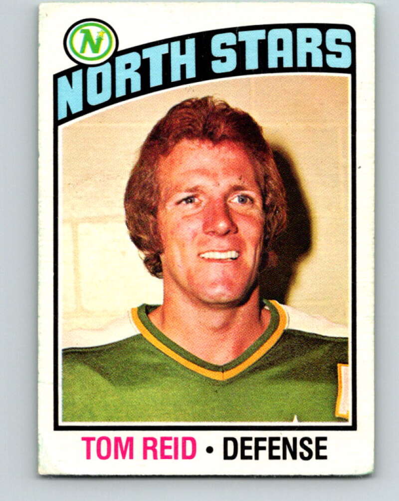 1976-77 O-Pee-Chee #123 Tom Reid Minnesota North Stars V12618