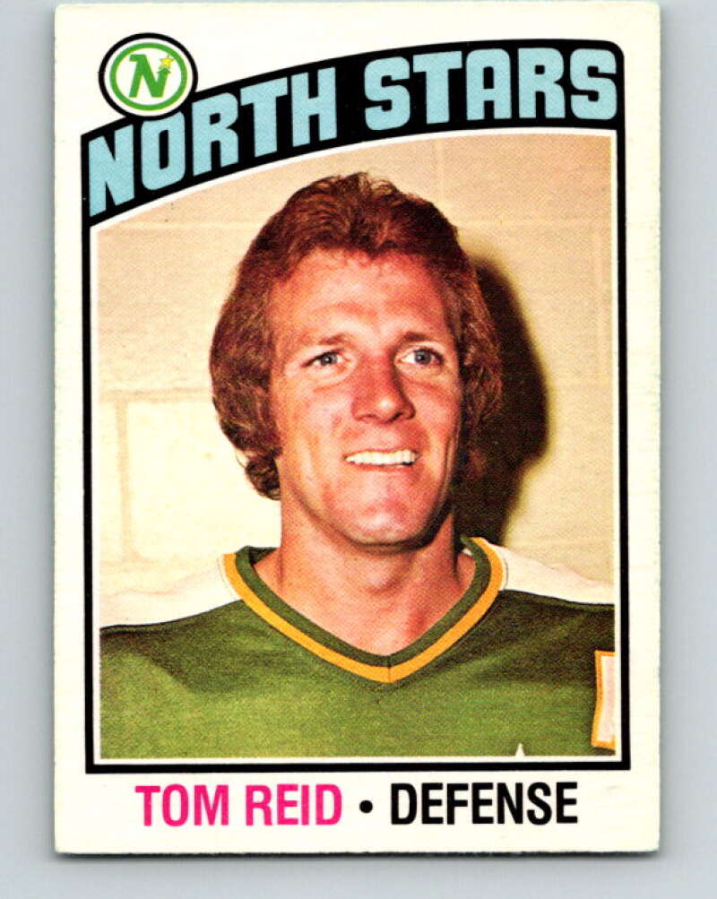 1976-77 O-Pee-Chee #123 Tom Reid Minnesota North Stars V12619