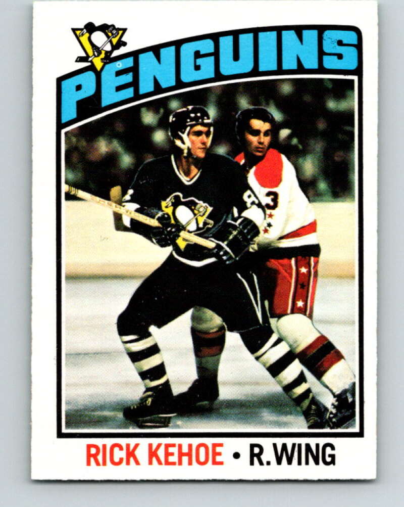 1976-77 O-Pee-Chee #124 Rick Kehoe Pittsburgh Penguins V12621