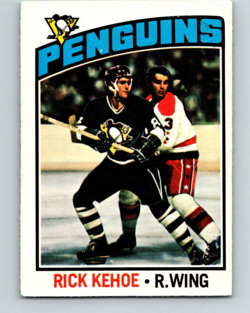 1976-77 O-Pee-Chee #124 Rick Kehoe Pittsburgh Penguins V12622