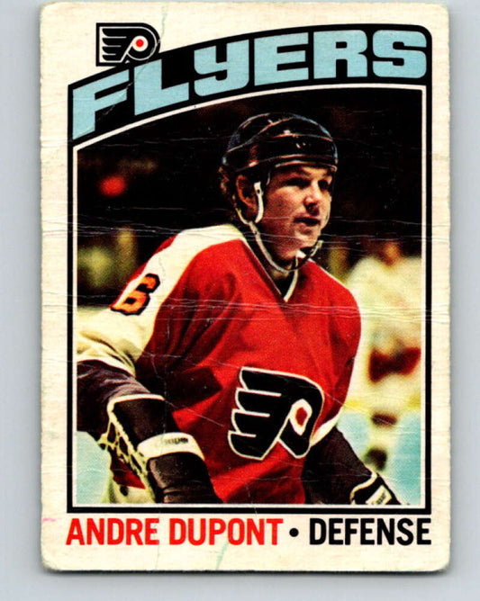 1976-77 O-Pee-Chee #131 Andre Dupont  Philadelphia Flyers  V12633