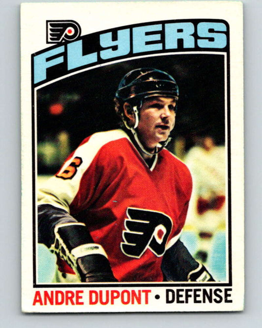 1976-77 O-Pee-Chee #131 Andre Dupont  Philadelphia Flyers  V12634