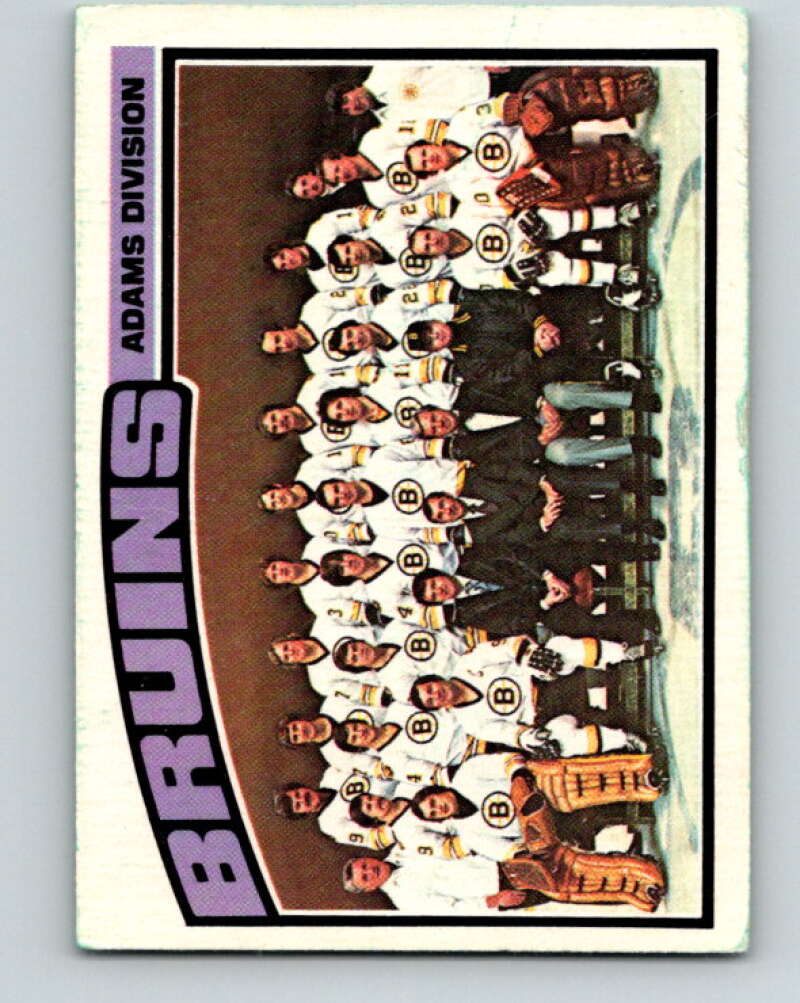 1976-77 O-Pee-Chee #133 Boston Bruins CL Boston Bruins V12042